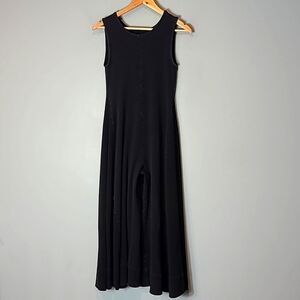 Delfina Ribbed Jumpsuit Wide Leg‎ Boho Minimalist Vacation Resortwear Comfy Gray